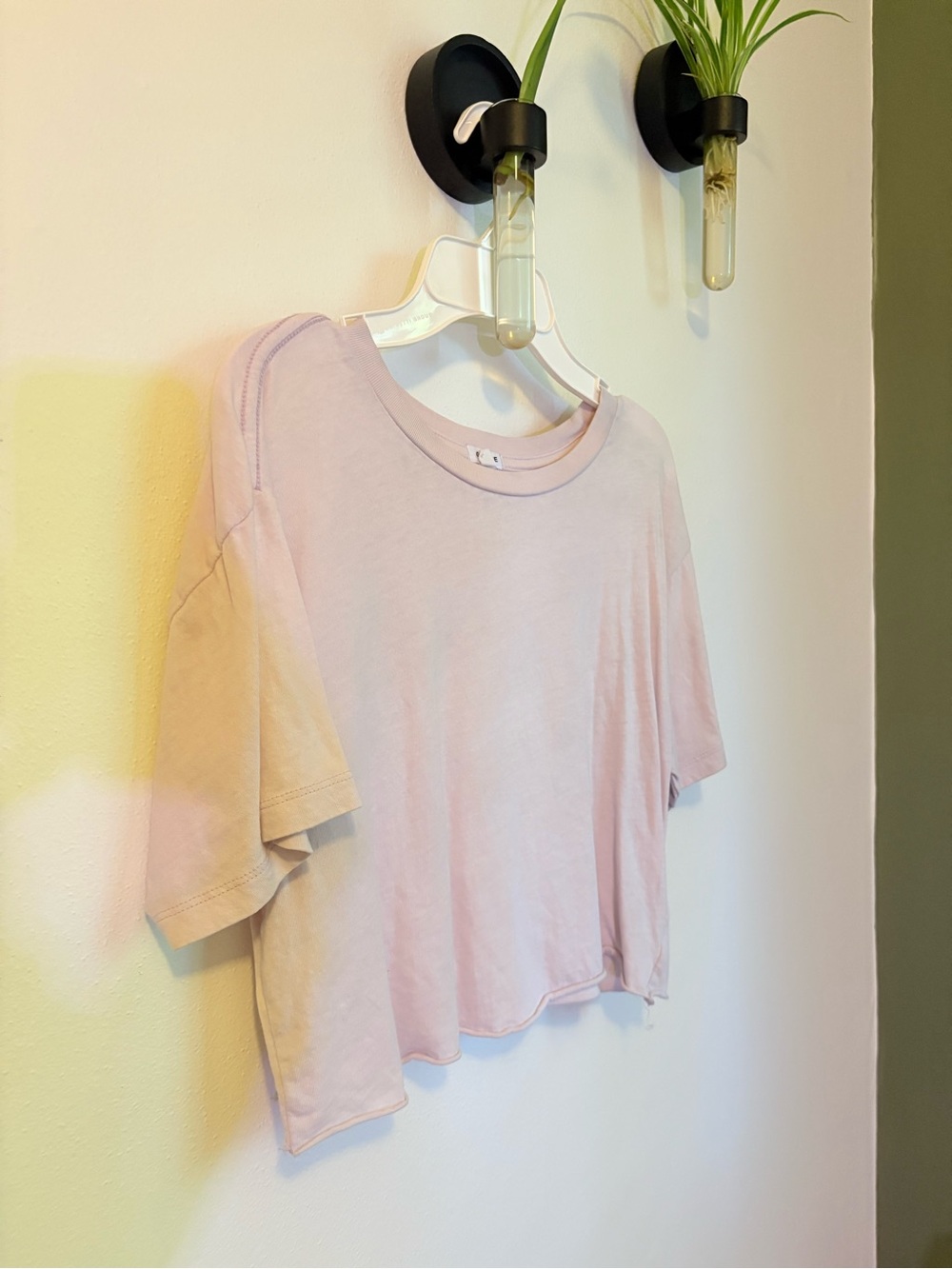 Women's Relaxed Short Sleeve Tee - Light Lavender